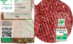 REWE Bio Rinder-Hamburger