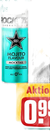 Rockstar Energy Drink Mocktail oder Energy Drink